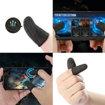 US 5-10 Paris Gaming phones Finger Sleeves Breathable Anti Sweat Ultra Sensitive