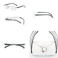 thumbnail image 1 of US 5-10 Pc Rectangular Rimless Blue Light Blocking Reading Glasses Unisex Reader, 1 of 12