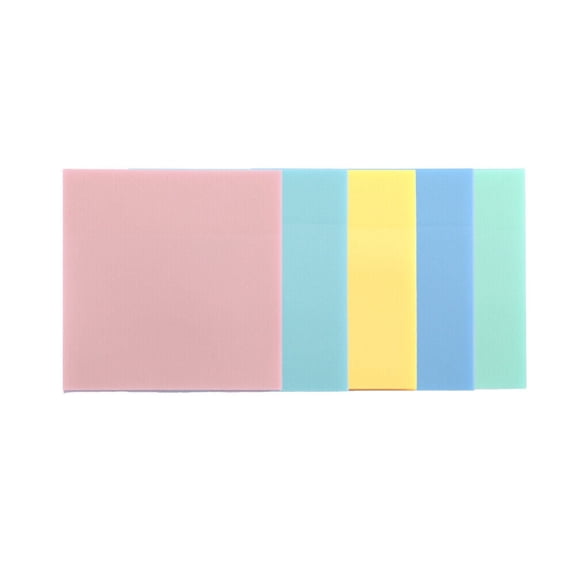 US 500Pc Transparent/ Holographic Assorted/Color Change Assorted Sticky Note Pad
