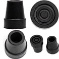 thumbnail image 1 of US 6-12 Pack 3/4" Black Rubber Replacement Tip Cap for Hiking Stick, Cane, Poles, 1 of 10