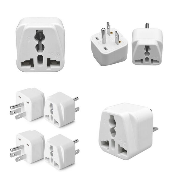 US 6-12Pc Universal UK US AU EU to American US Outlet Plug in Adapter Converter