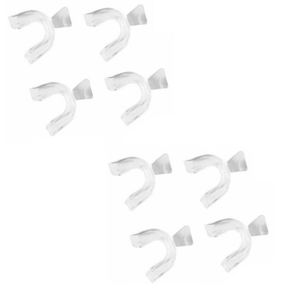 US 8 Pack Silicone Mouth Guard Teeth Clenching Grinding Moldable Dental Night