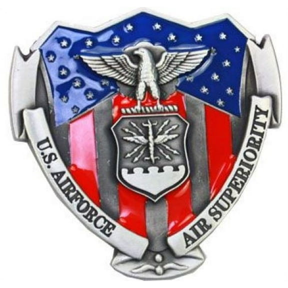 US AIR FORCE Corps Logo Belt Buckle Air Superiority