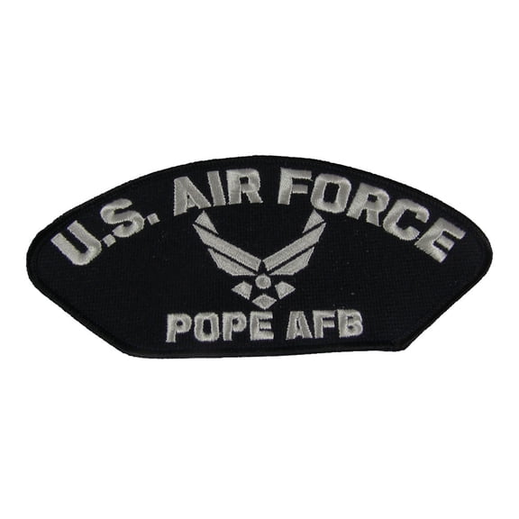 US AIR FORCE POPE AFB w/ HAP ARNOLD PATCH - Veteran Owned Business