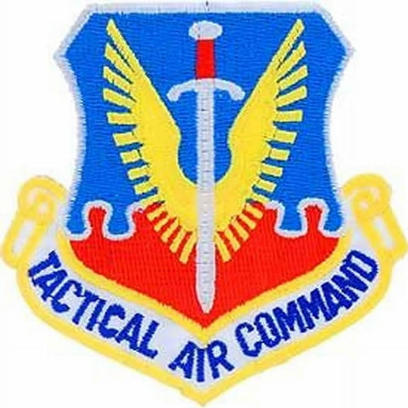 US AIR FORCE TACTICAL AIR COMMAND - TAC SHIELD - SHOULDER PATCH - Great Colors - Veteran Owned Business