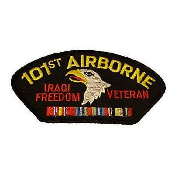 US ARMY 101st AIRBORNE DIVISION IRAQI FREEDOM VET PATCH W/ CAMPAIGN RIBBONS OIF