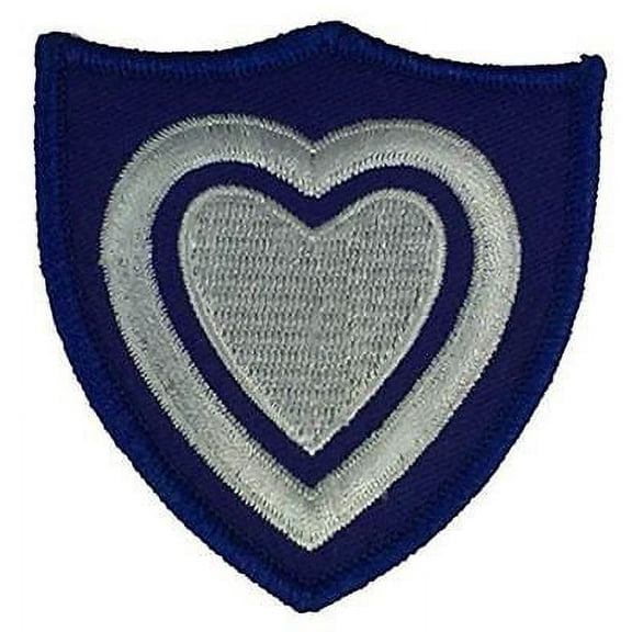 US ARMY 24TH XXIV CORPS PATCH HEART VIETNAM WWII WORLD WAR TWO 2 VETERAN