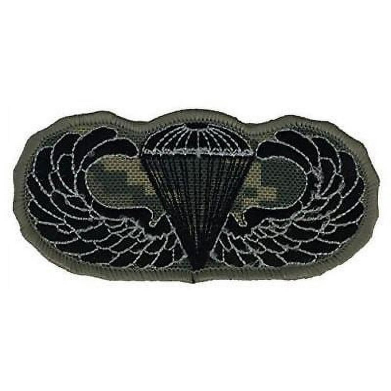 US ARMY AIRBORNE JUMP WINGS PATCH ACU CAMOUFLAGUE