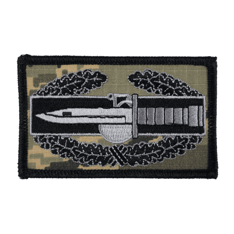 US ARMY COMBAT ACTION BADGE CAB PATCH OAK WREATH BAYONET US ARMY COMBAT ACTION BADGE CAB PATCH OAK WREATH BAYONET