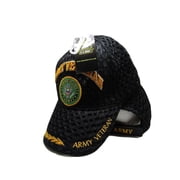 US ARMY EMBLEM Veteran side line mesh Black Embroidered Baseball Cap Hat