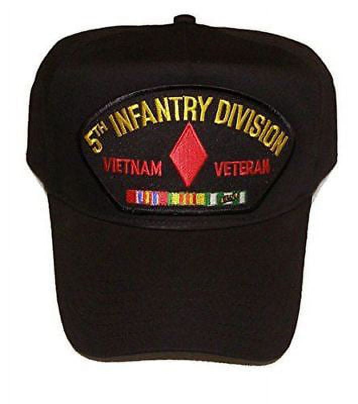 US ARMY FIFTH 5TH INFANTRY DIVISION MECHANIZED VIETNAM VETERAN HAT W ...