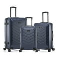 thumbnail image 1 of US ARMY FOX 3-Piece Luggage Set 20"/24"/28" Navy Blue, 1 of 10