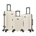 thumbnail image 1 of US ARMY FOX 3-Piece Luggage Set 20"/24"/28" Sand, 1 of 10