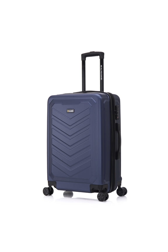 US ARMY FOX PRO 24" Expandable Medium Suitcase with TSA Lock Navy Blue