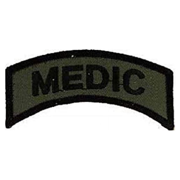 US ARMY, MEDIC - Patriotic Patches, Embroidered Iron On Patch - 3.5"
