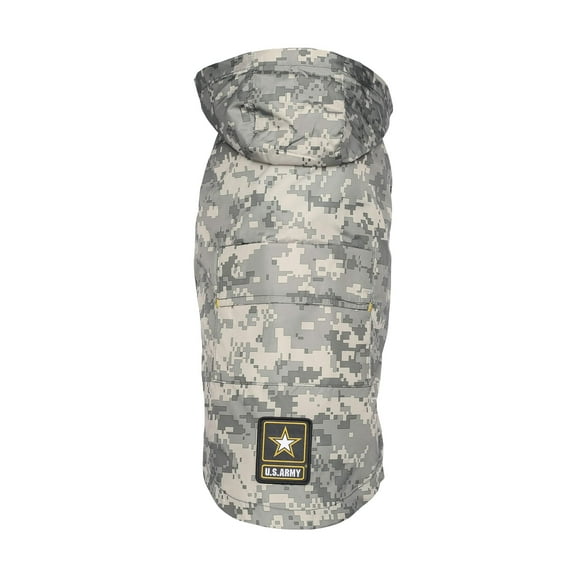 US ARMY PACKABLE DOG RAINCOAT - Camo