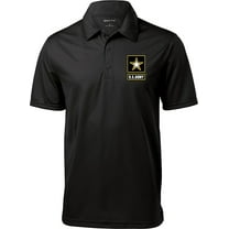 US ARMY (Pocket Print) Polo Shirt - XL Black