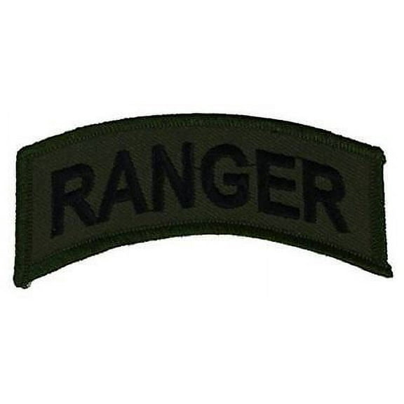 US ARMY RANGER ROCKER TAB PATCH OD GREEN BLACK TAN BERETS LEAD THE WAY