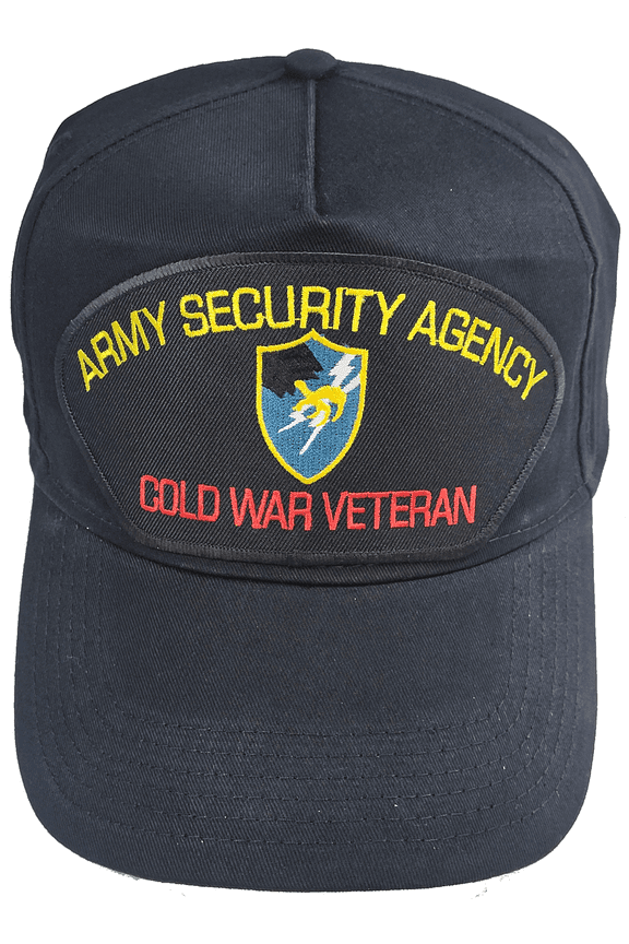 US ARMY SECURITY AGENCY ASA COLD WAR VETERAN HAT CAP SIGNALS INTELLIGENCE