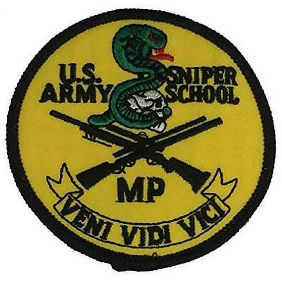 US ARMY SNIPER SCHOOL VENI VIDI VICI PATCH FORT BENNING GA