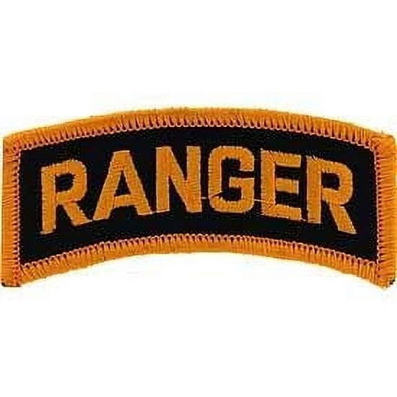 US ARMY - Tab Ranger, Embroidered Patches, Iron On Patch - 3"