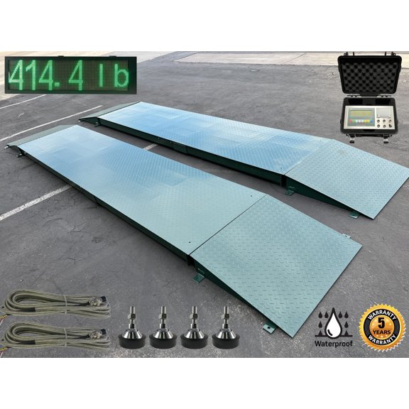 US-AX730-30K Axle Scale 30,000 lb (M5, Thermal Printer, & Scoreboard)