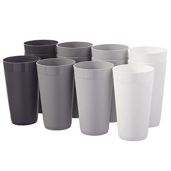 US Acrylic Newport 20oz Shatterproof BPA-free Tumbler Glasses (“Set of 12”)