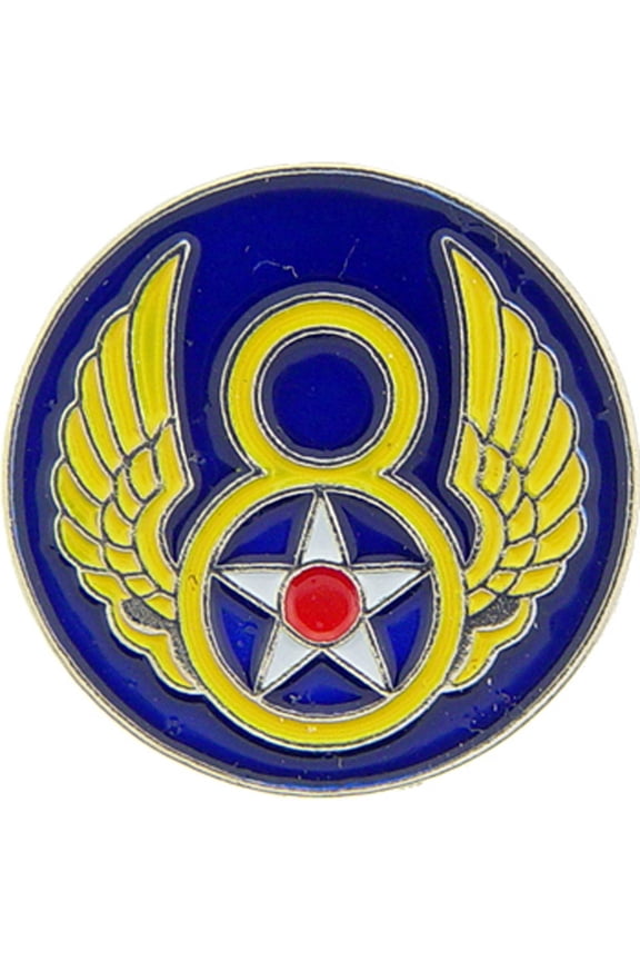 US Air Force 008th Division Military Lapel Pin