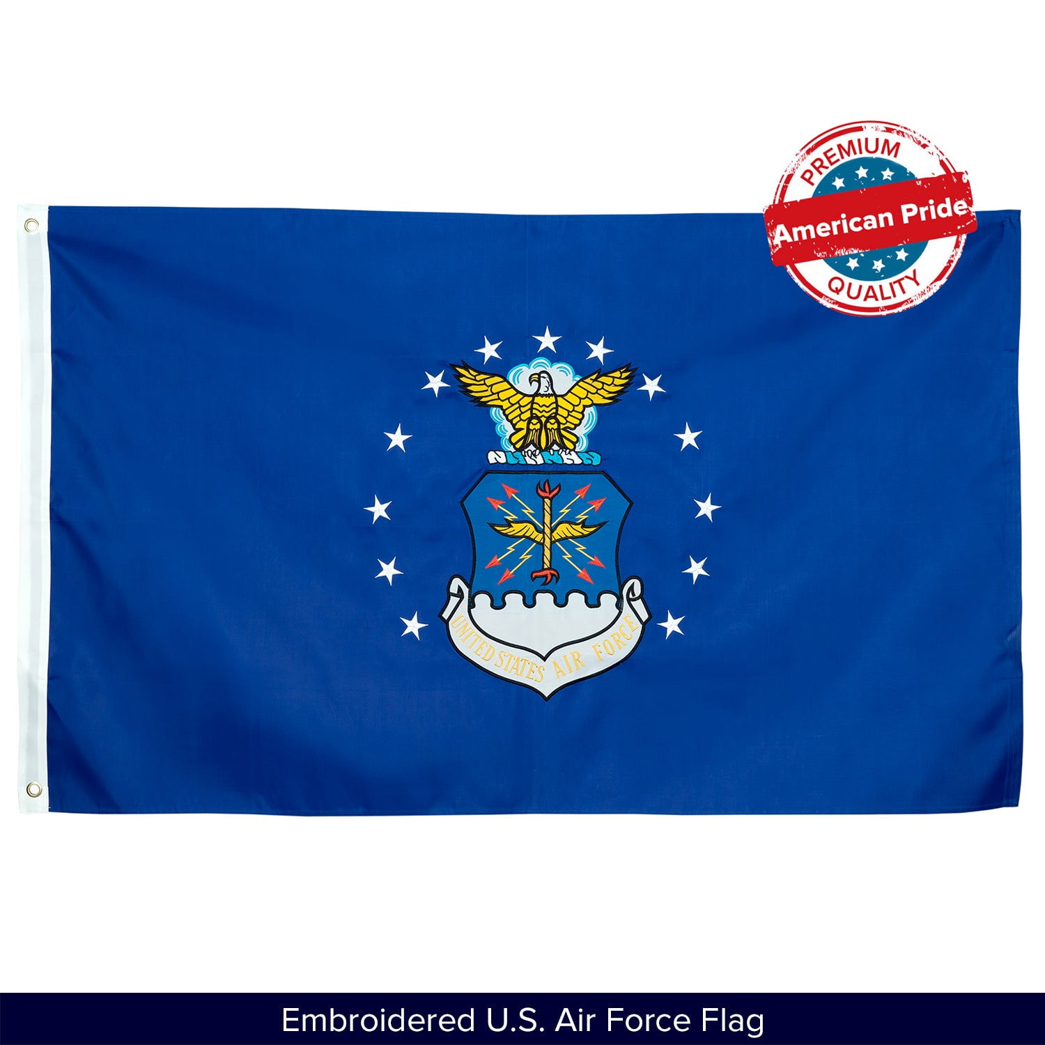 US Air Force 3x5 Nylon Double-Sided &amp; Embroidered, Super Duty - Walmart.com