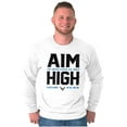 thumbnail image 1 of US Air Force Aim High USAF Logo Long Sleeve TShirt Men Women Brisco Brands L, 1 of 6