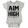 thumbnail image 1 of US Air Force Aim High USAF Logo Romper Boys or Girls Infant Baby Brisco Brands 12M, 1 of 6