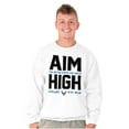 thumbnail image 1 of US Air Force Aim High USAF Logo Sweatshirt for Men or Women Brisco Brands X, 1 of 6