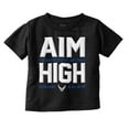 thumbnail image 1 of US Air Force Aim High USAF Logo Toddler Boy Girl T Shirt Infant Toddler Brisco Brands 6M, 1 of 6