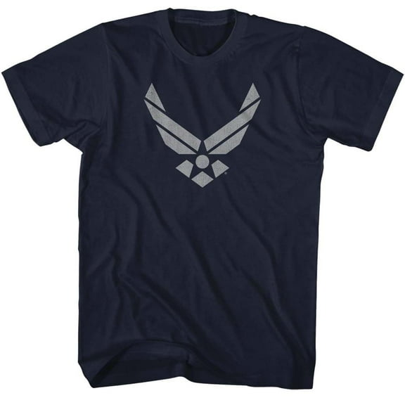 US Air Force Air Force Logo Navy Adult T-Shirt 5Xl