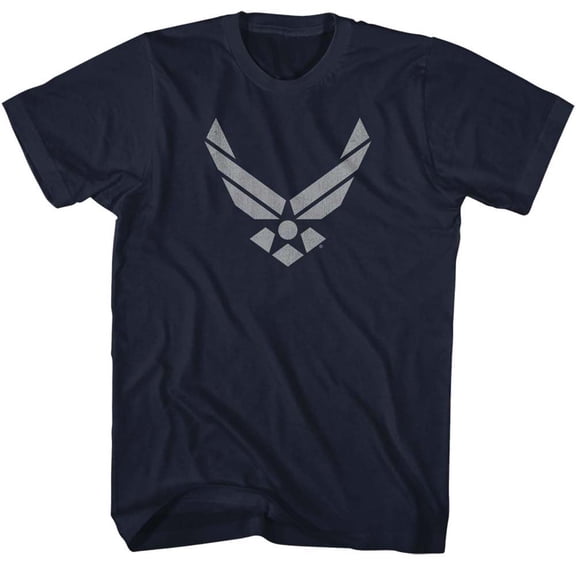 US Air Force Air Force Logo Navy Adult T-Shirt Xlt