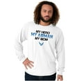 thumbnail image 1 of US Air Force Airman My Hero My Mom Long Sleeve TShirt Men Women Brisco Brands M, 1 of 6