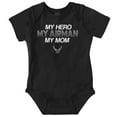 thumbnail image 1 of US Air Force Airman My Hero My Mom Romper Boys or Girls Infant Baby Brisco Brands NB, 1 of 1