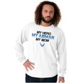 thumbnail image 1 of US Air Force Airman My Hero My Mom Unisex Plus Size Long Sleeve Shirt Brisco Brands 3X, 1 of 5