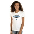 thumbnail image 1 of US Air Force Airman My Hero My Mom Women's T Shirt Ladies Tee Brisco Brands S, 1 of 5