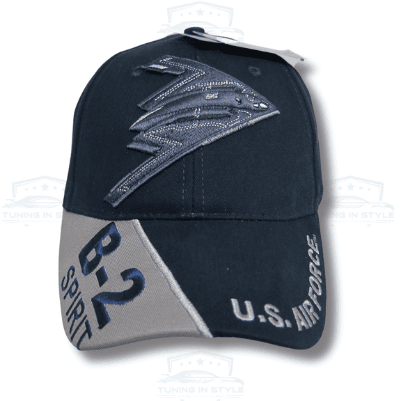 US Air Force B-2 Spirit Embroidered Navy Blue Baseball Cap Hat Official Licensed