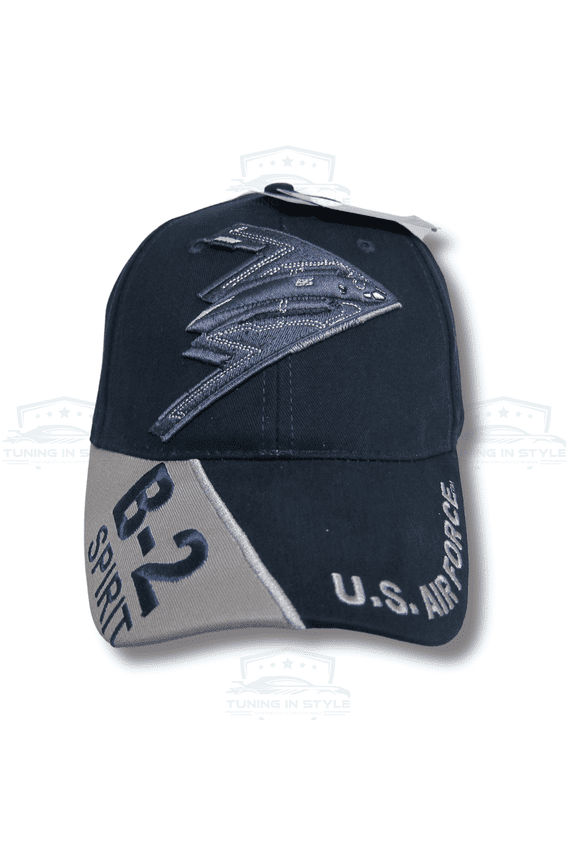 US Air Force B-2 Spirit Embroidered Navy Blue Baseball Cap Hat Official Licensed