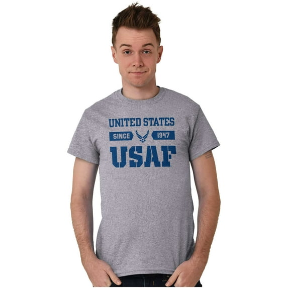 US Air Force Classic USAF Logo Men's Graphic T Shirt Tees Brisco Brands X