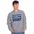 thumbnail image 1 of US Air Force Classic USAF Logo Sweatshirt for Men or Women Brisco Brands S, 1 of 6