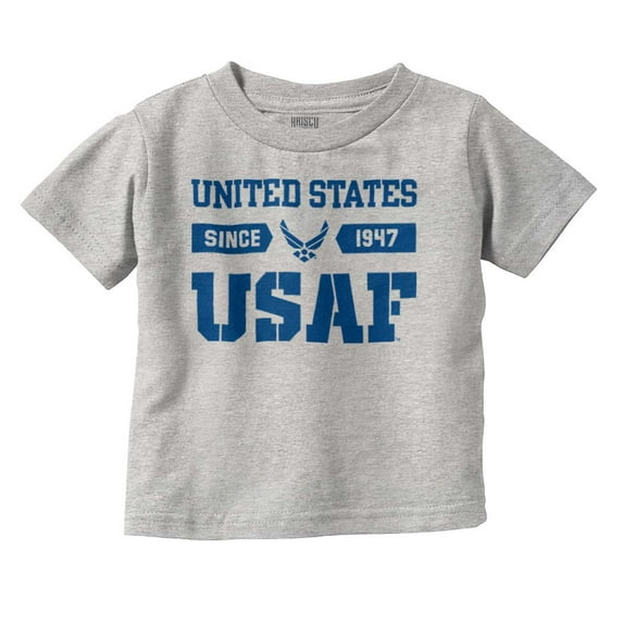 US Air Force Classic USAF Logo Toddler Boy Girl T Shirt Infant Toddler Brisco Brands 6M