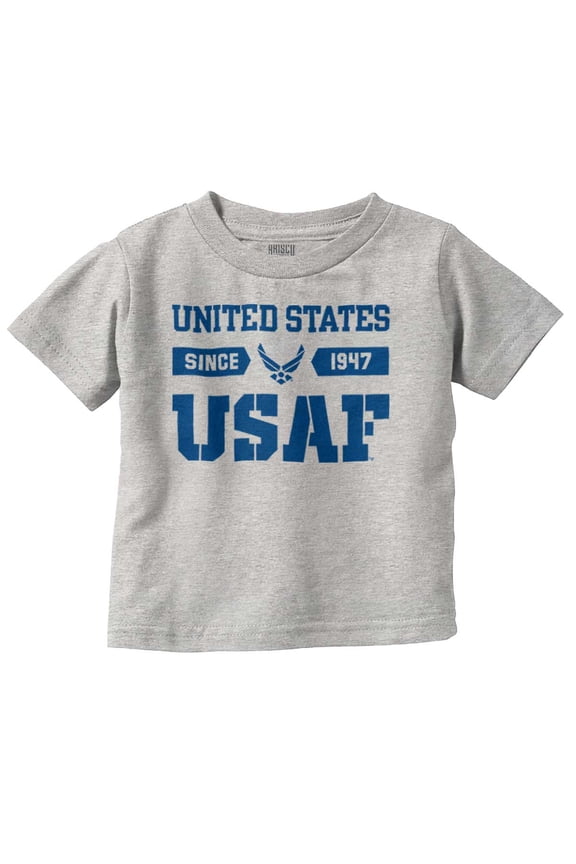 US Air Force Classic USAF Logo Toddler Boy Girl T Shirt Infant Toddler Brisco Brands 6M