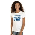 thumbnail image 1 of US Air Force Classic USAF Logo Women's T Shirt Ladies Tee Brisco Brands X, 1 of 5