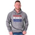 thumbnail image 1 of US Air Force Courage Honor Strength Hoodie Sweatshirt Women Men Brisco Brands S, 1 of 6
