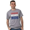thumbnail image 1 of US Air Force Courage Honor Strength Men's Graphic T Shirt Tees Brisco Brands S, 1 of 6