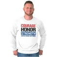 thumbnail image 1 of US Air Force Courage Honor Strength Unisex Plus Size Long Sleeve Shirt Brisco Brands 3X, 1 of 5