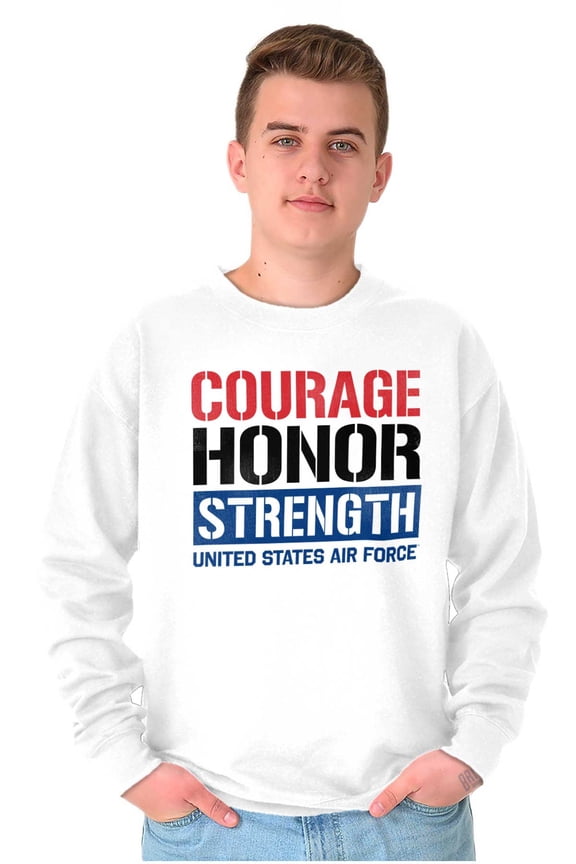 Courage Honor Strength Unisex Plus Size Sweatshirt Brisco Brands 4X